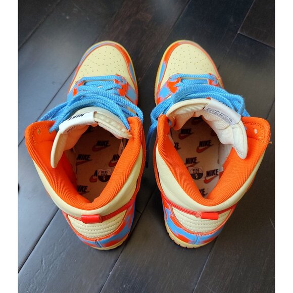 Nike Dunk High 1985 High SP | Safety Orange / Team Orange | Womens 10.5 (Mens 9) - Picture 8 of 13